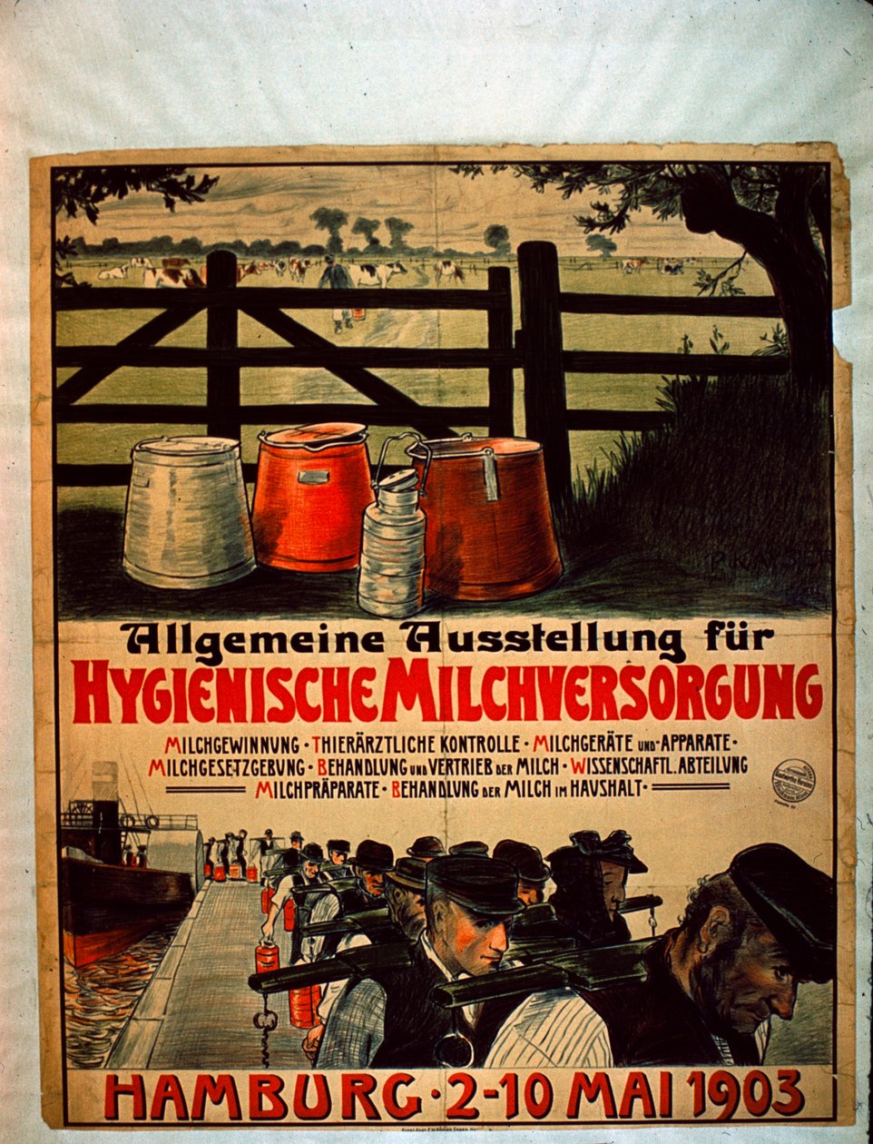 Exposição Geral de Abastecimento de Leite Sanitário, 1903 de German School