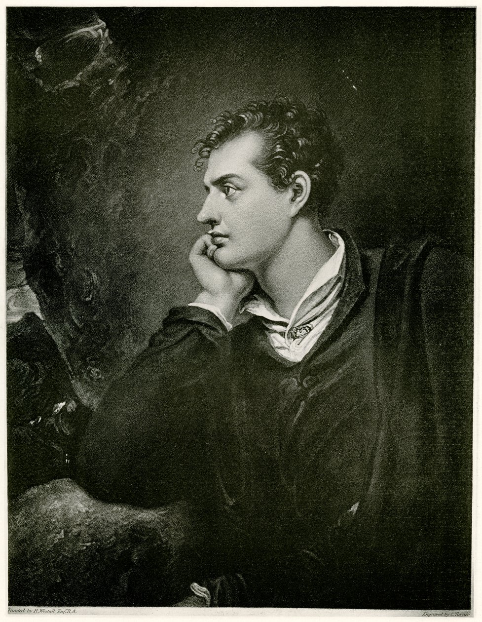 George Noel Gordon Lord Byron, 1884-90 (fototipo) de German School