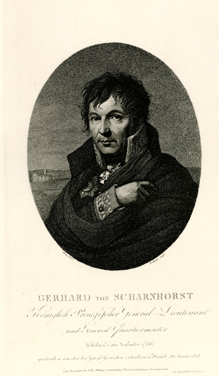 Gerhard Johann David von Scharnhorst, 1884-90 de German School