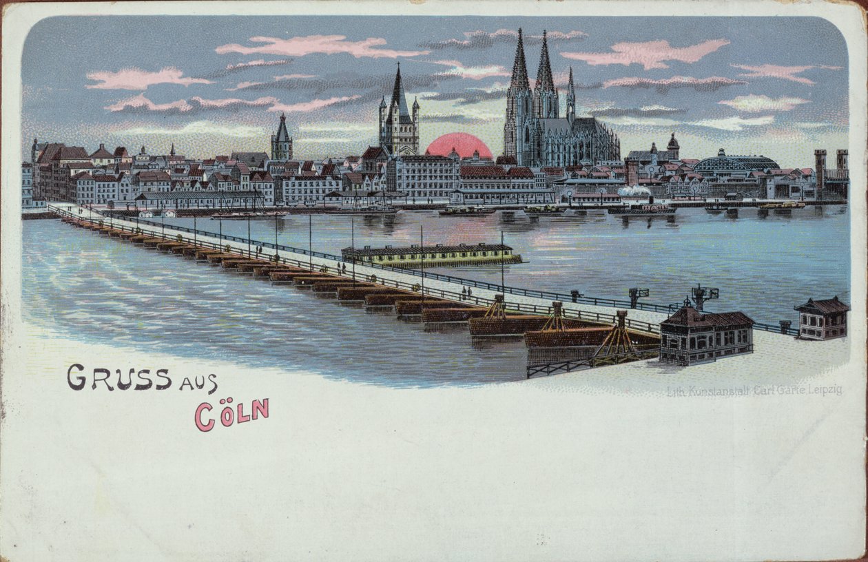 Cartão de Colónia, pré 1900 de German School