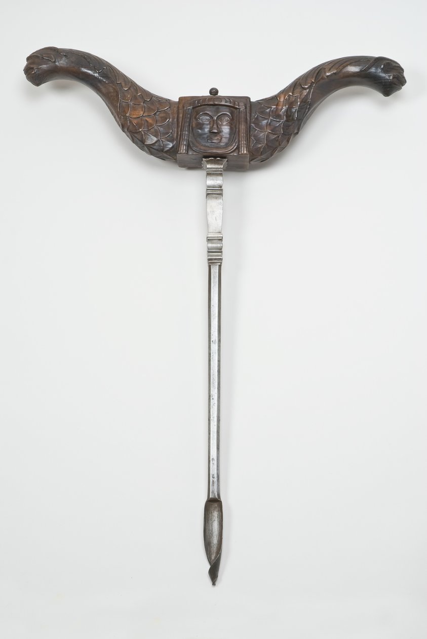 Trado manipulado, c.1600 (pera e aço) (ver também 701075-6) de German School