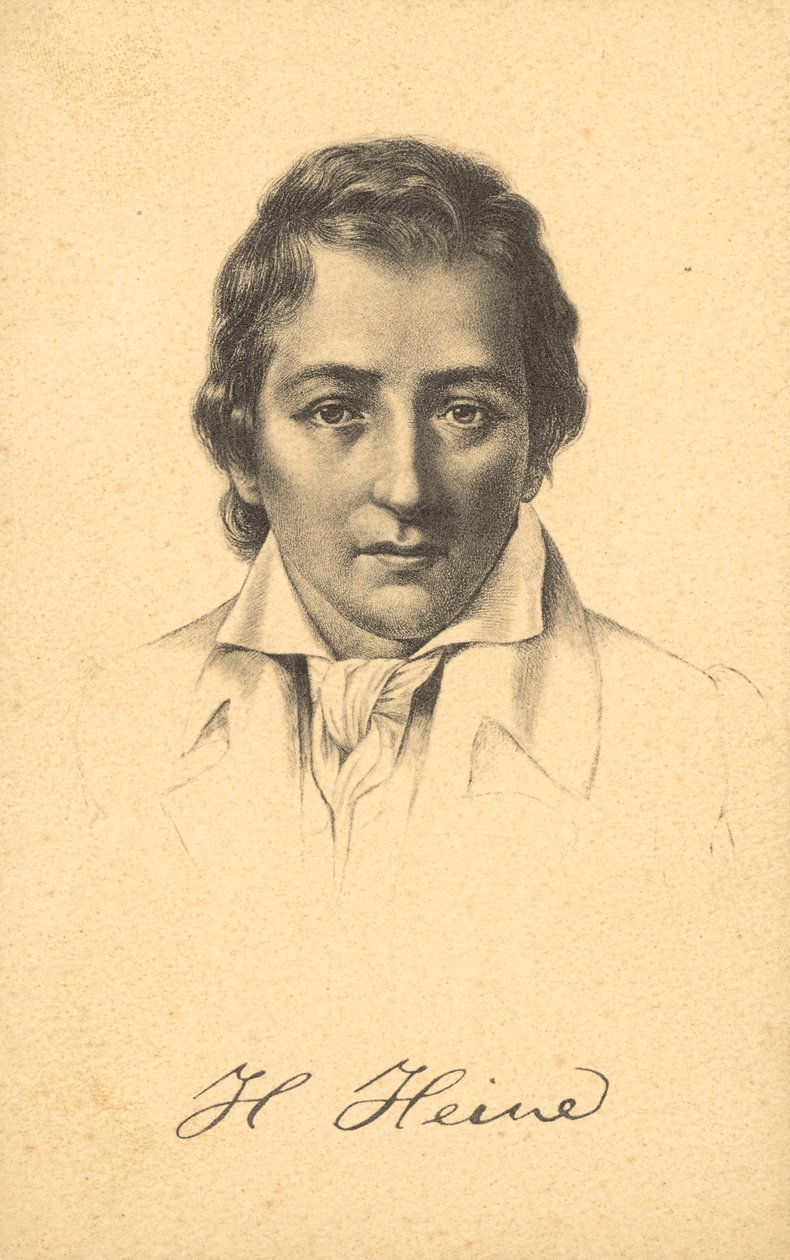 Heinrich Heine (litografia) de German School
