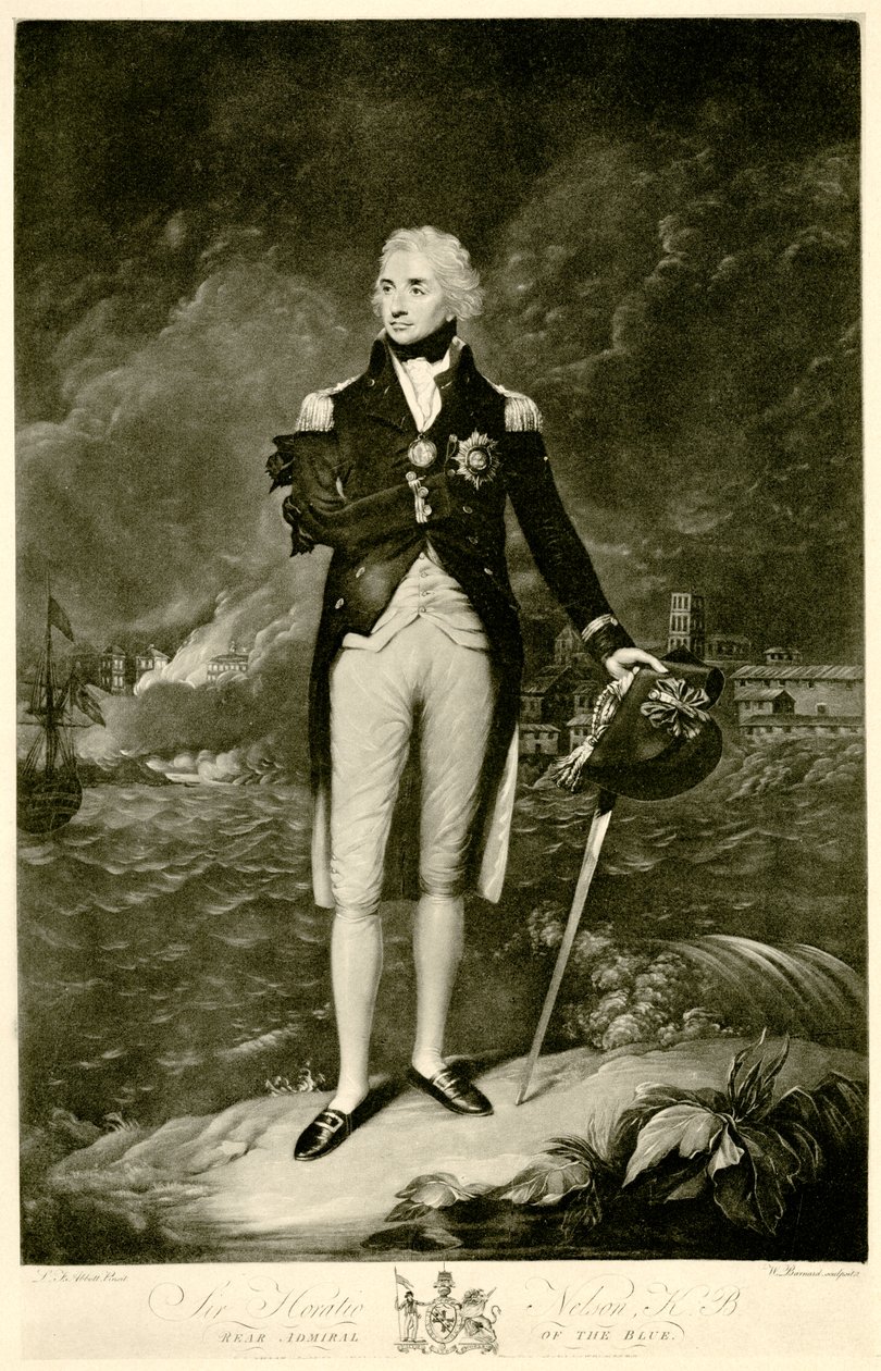 Horatio Lord Nelson, 1884-90 (fototipo) de German School