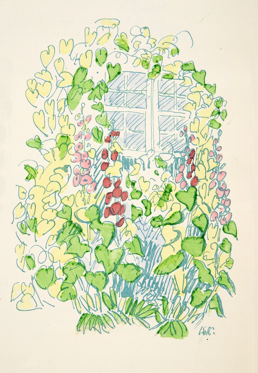 Ilustração de Styl, pub.1922 (pochoir print) de German School