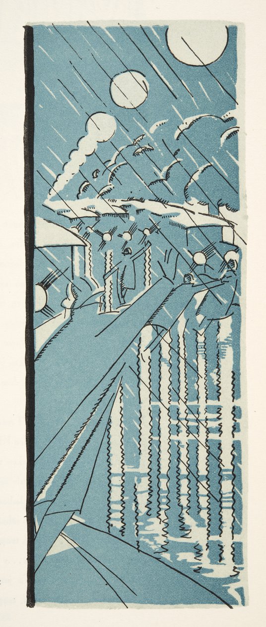 Ilustração de Styl, pub.1922 (gravura em pochoir) de German School