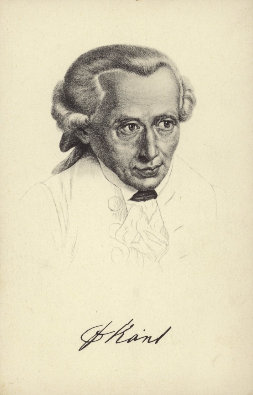 Immanuel Kant (litografia) de German School