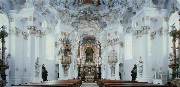Vista interior da igreja (foto) de German School