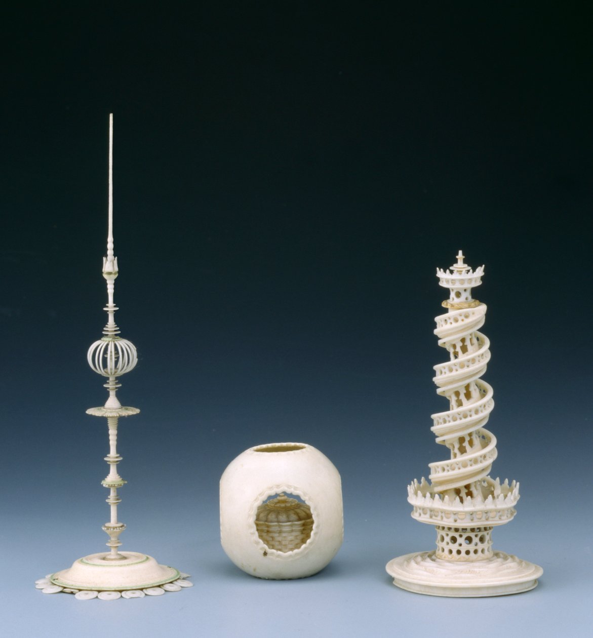 Ornamentos de marfim de German School