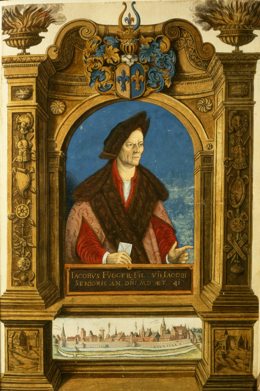 Jakob Fugger, do livro de honra Geheim do sexo Fuggerschen de German School
