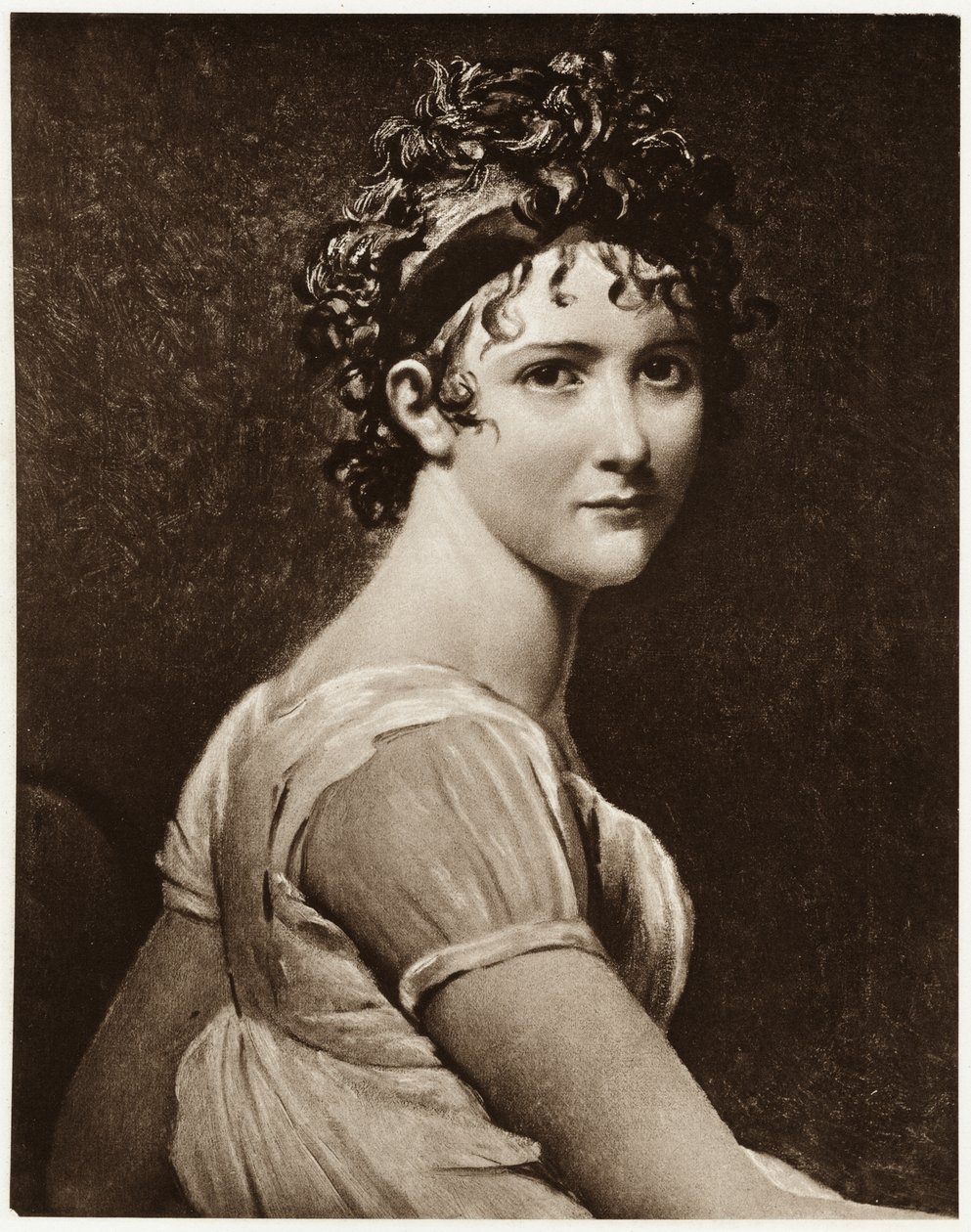 Jeanne Françoise Adelaide Recamier, 1884-90 (fototipo) de German School