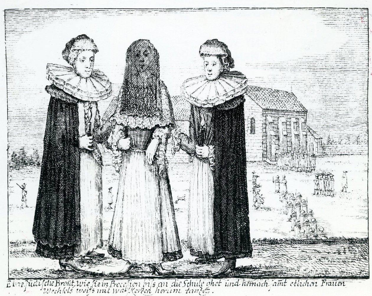 Casamento Judaico (gravura) de German School