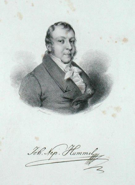 Johann Nepomuk Hummel (1778-1837) (gravura) de German School