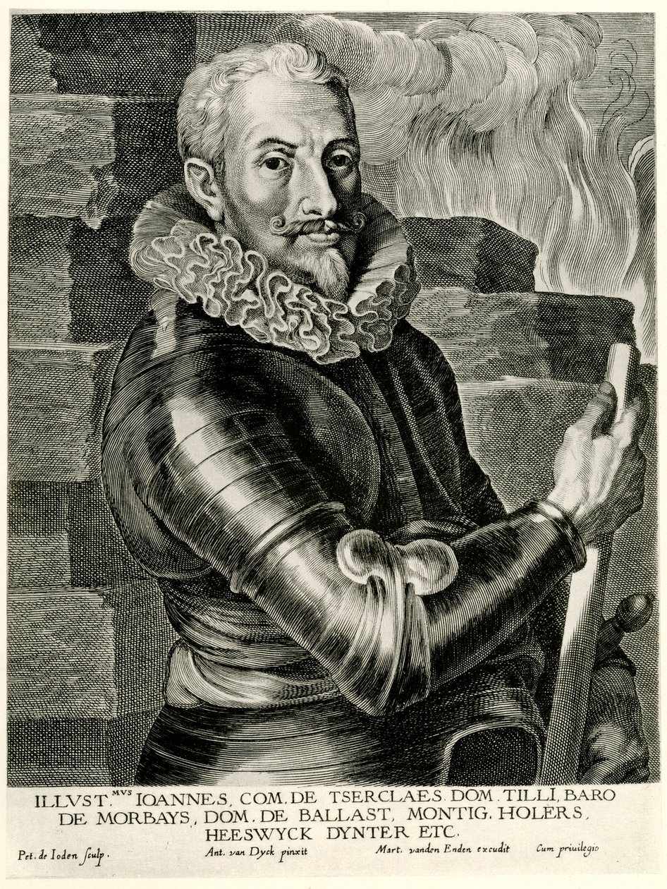 Johann Tserklaes Conde de Tilly de German School