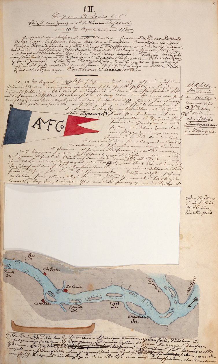 Journal of Prince Maximilian of Wied de German School
