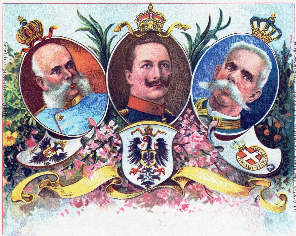 Kaiser Guilherme II e seus aliados, 1899 de German School