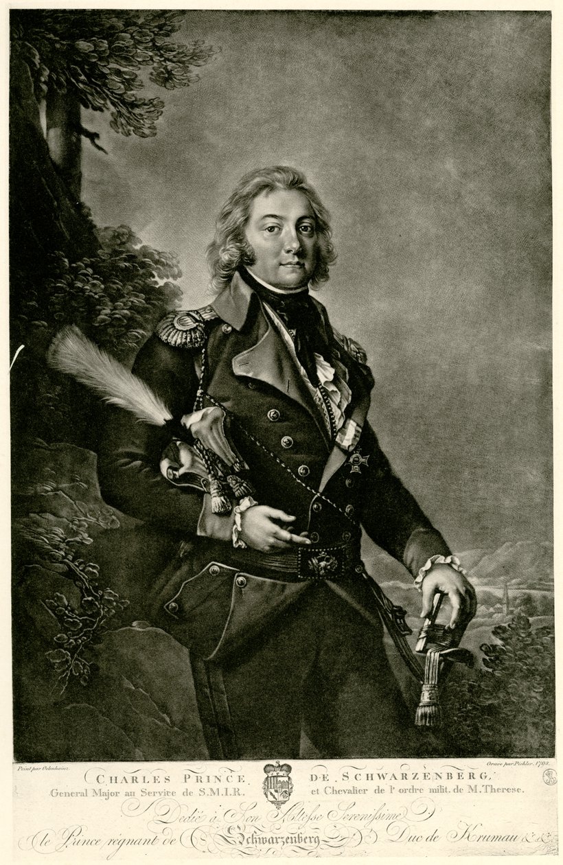 Karl Philipp Príncipe de Schwarzenberg de German School