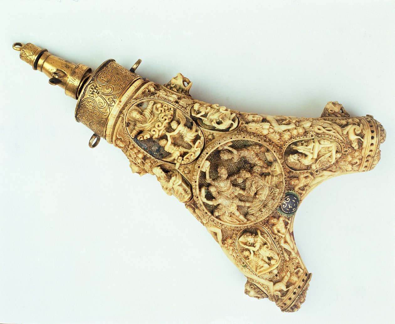 Bolsa de pó do Rei Henrique VIII (1491-1547) de German School