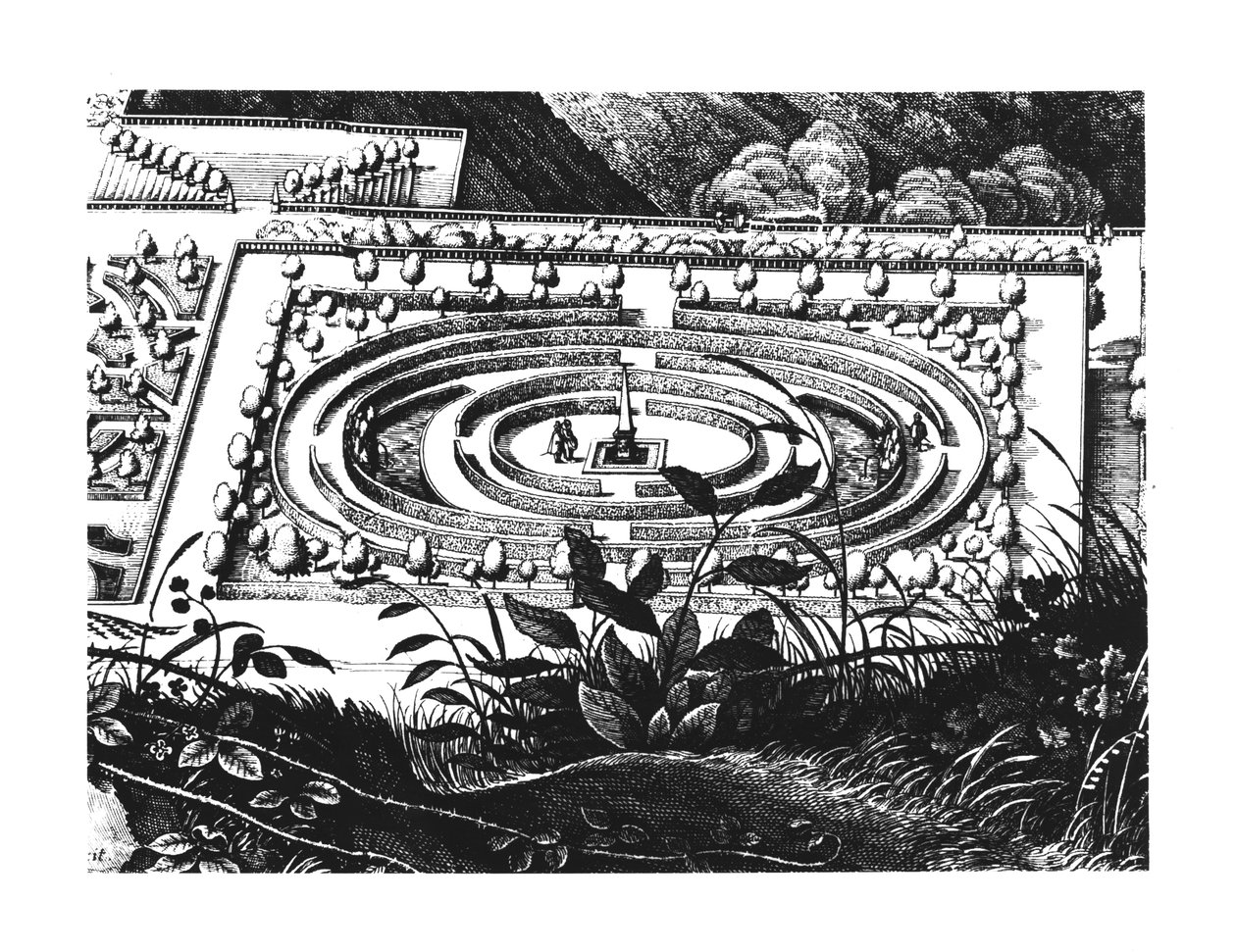 Labirinto em Heidelberg, Hortus Palatinus de German School