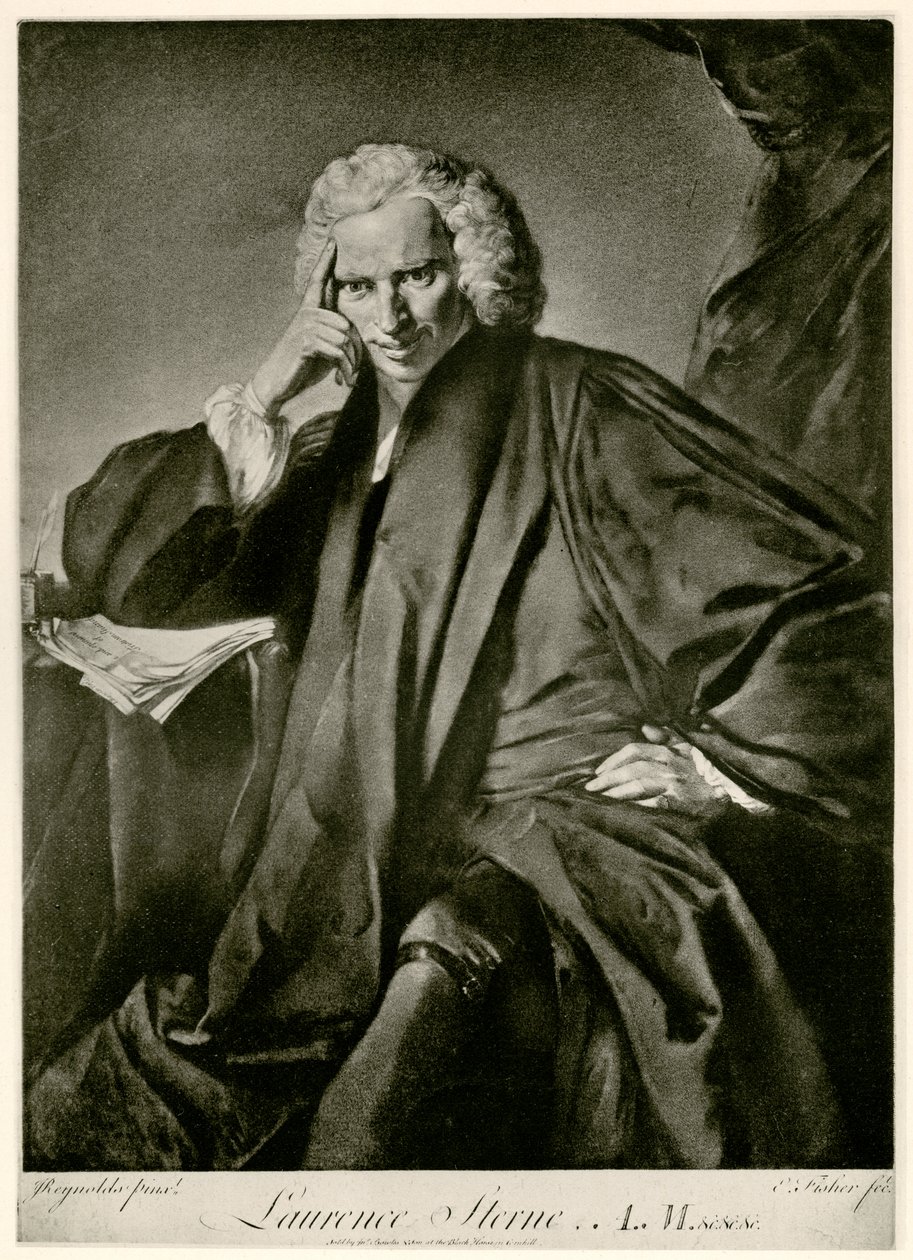 Lawrence Sterne, 1884-90 (fototipo) de German School