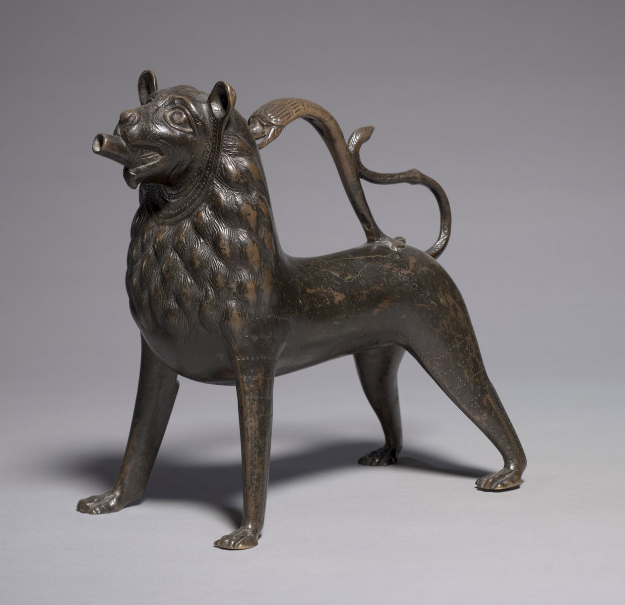 Lion Aquamanile, 1200-50 de German School