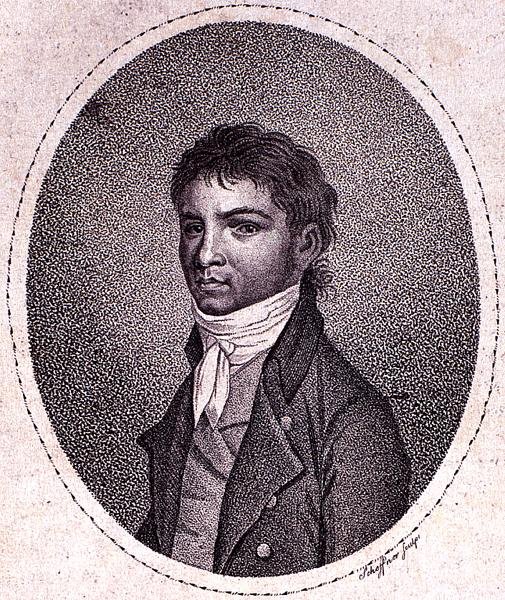 Louis van Beethoven (1712-73) gravado por Scheffner (mezzotint) de German School