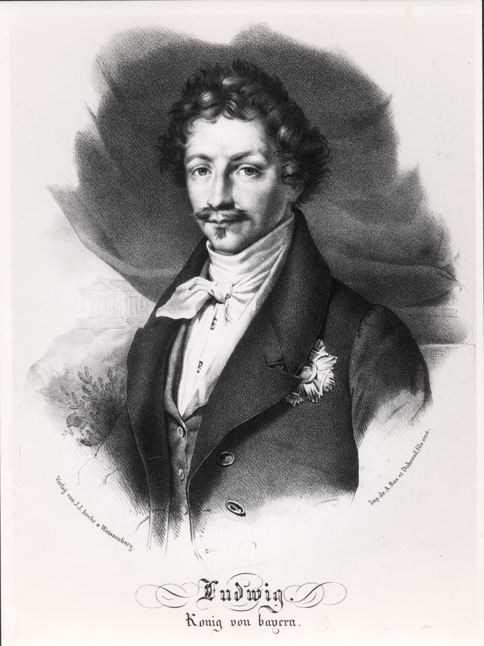 Ludwig I da Baviera (25 de agosto de 1786 - 29 de fevereiro de 1868) de German School