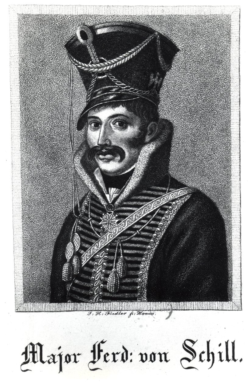 Major Ferdinand Baptista de Schill (1776-1809) de German School