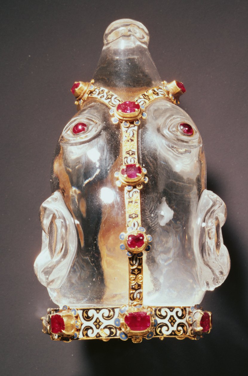 Marten head (cristal de rocha) de German School
