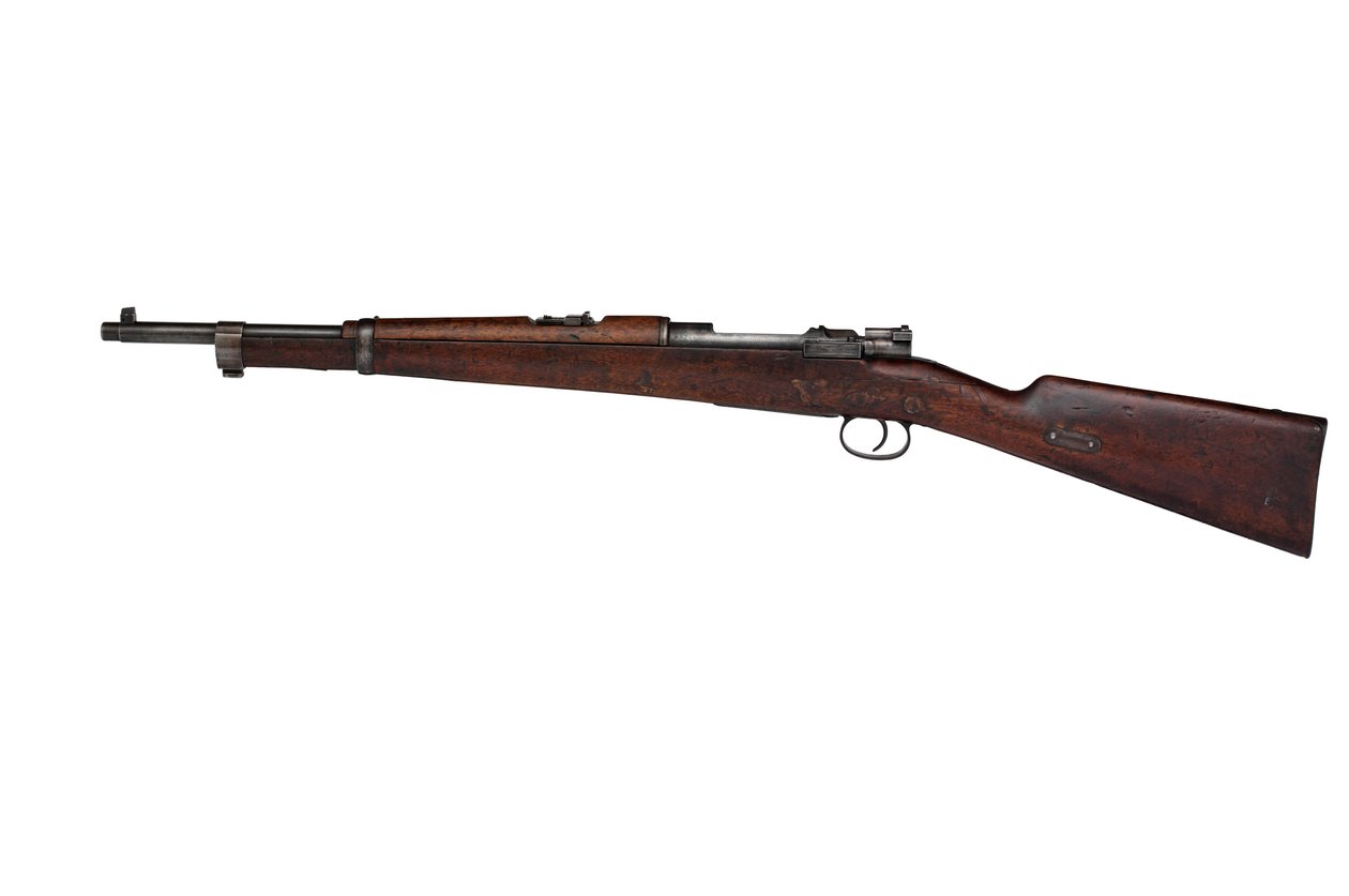 Carabina de Cavalaria Mauser 7 mm utilizada pela Boer Commandos de German School