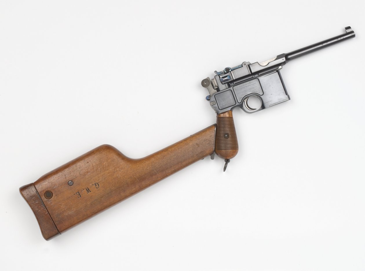Mauser C96 7,63 mm pistola de German School
