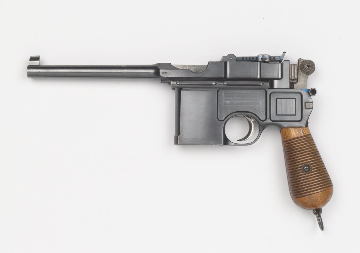 Mauser C96 7,63 mm pistola de German School