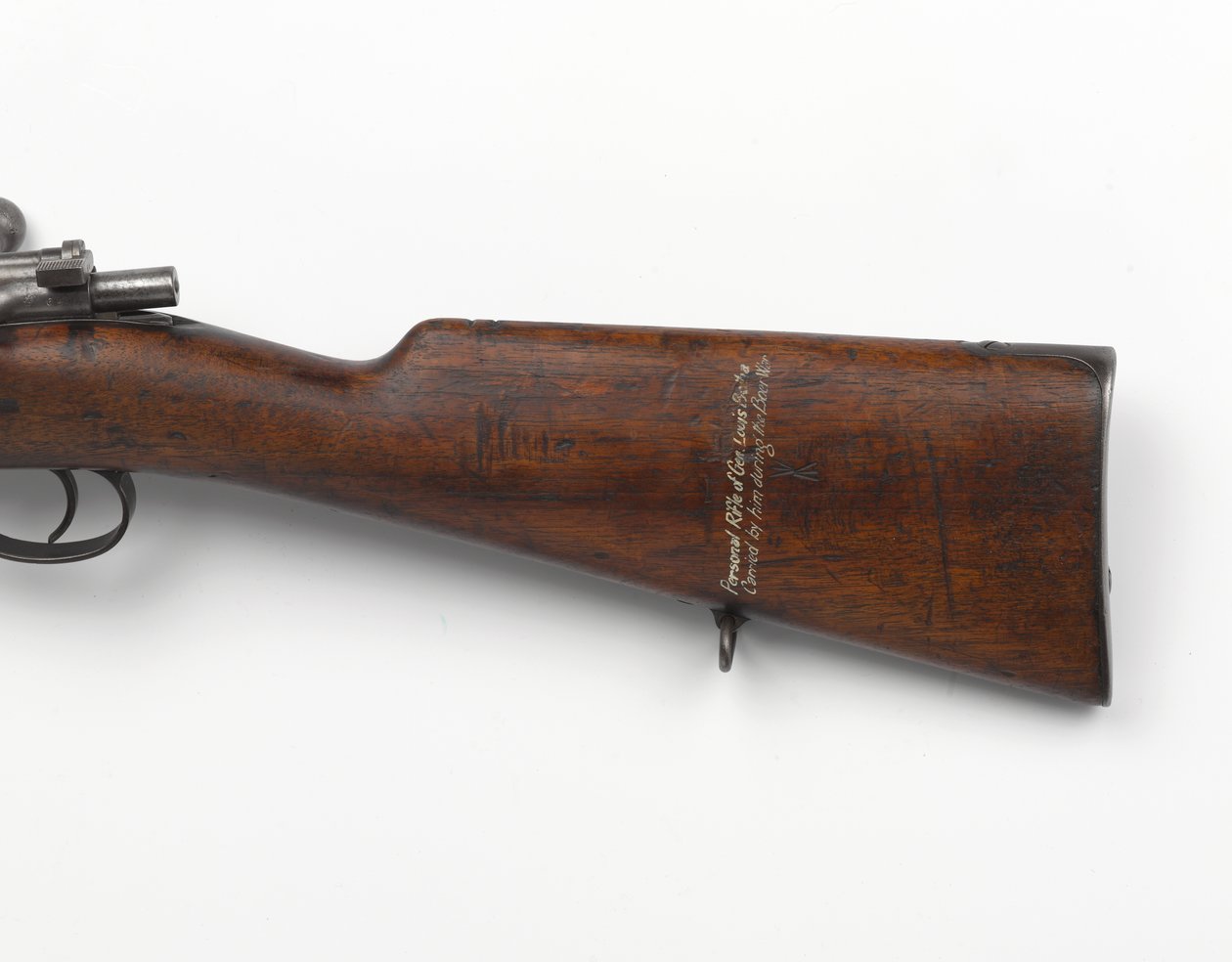 Mauser M1896 7,92 mm espingarda de acção de parafuso 1896 utilizada pelo General Louis Botha de German School