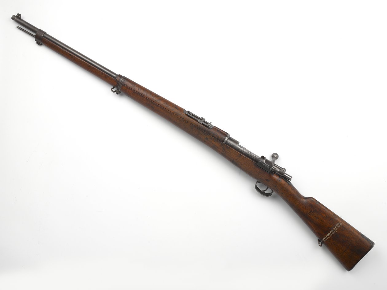 Mauser M1896 7,92 mm espingarda de acção de parafuso 1896 utilizada pelo General Louis Botha de German School