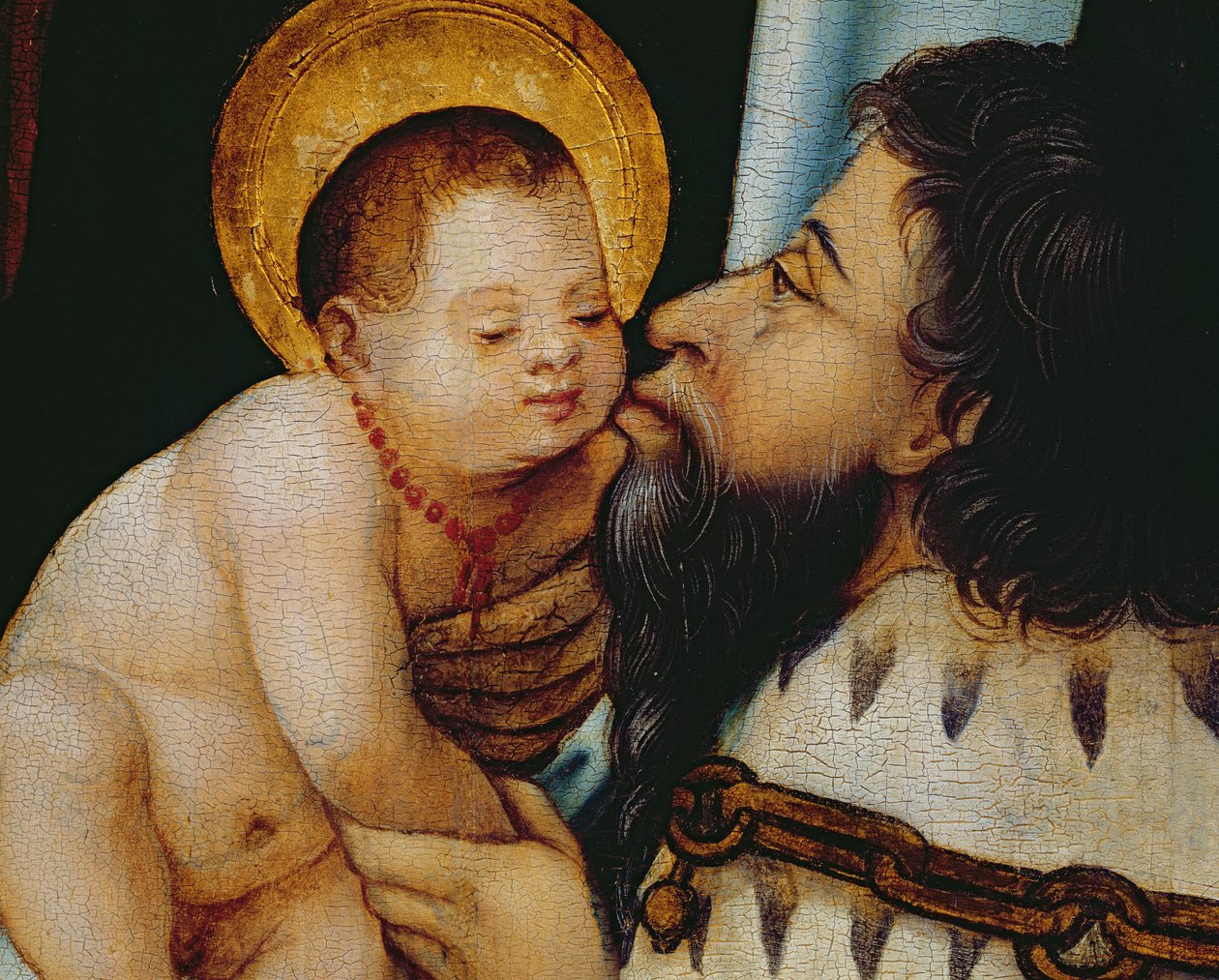 Melquior beija o menino Jesus de German School