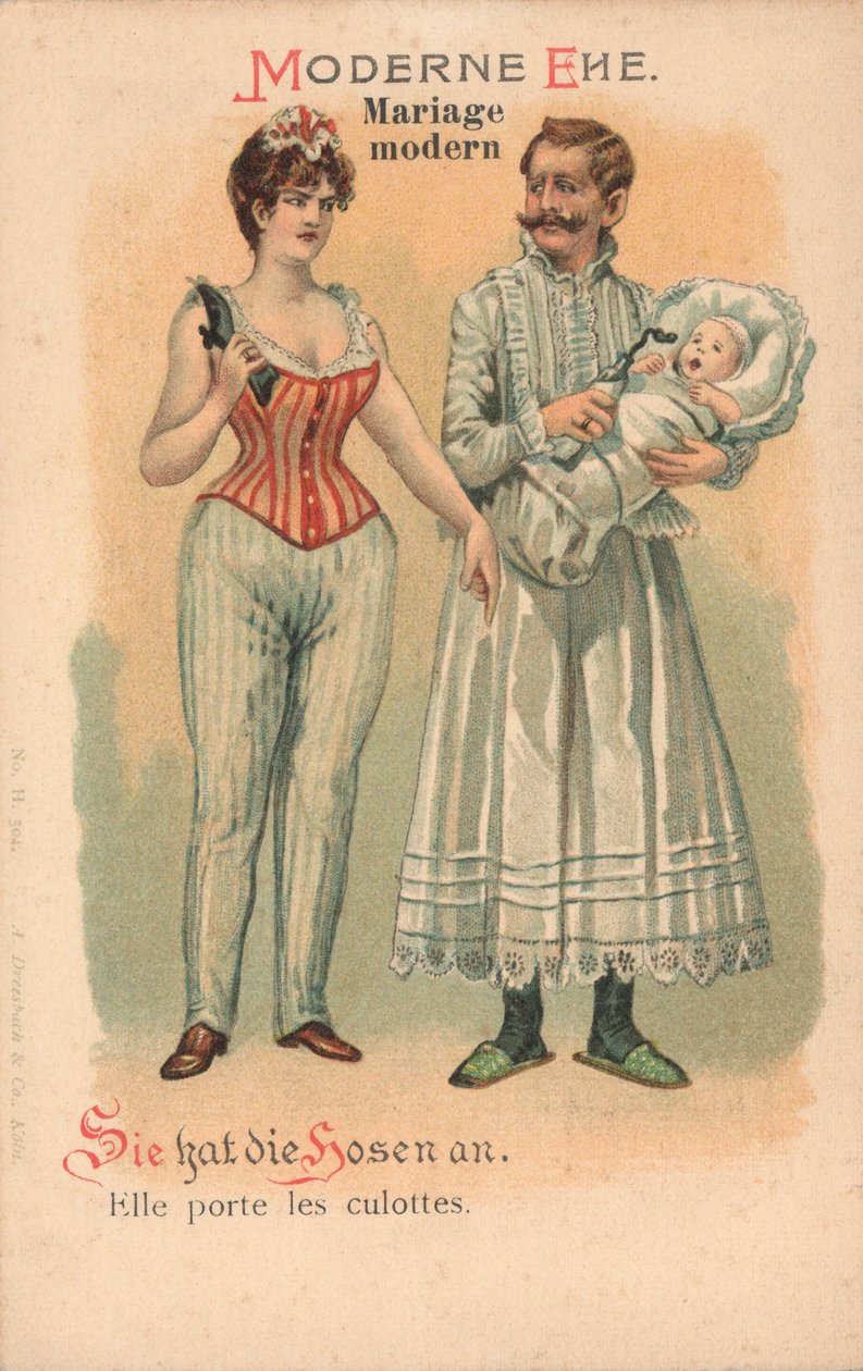 Casamento moderno (cromolitho) de German School