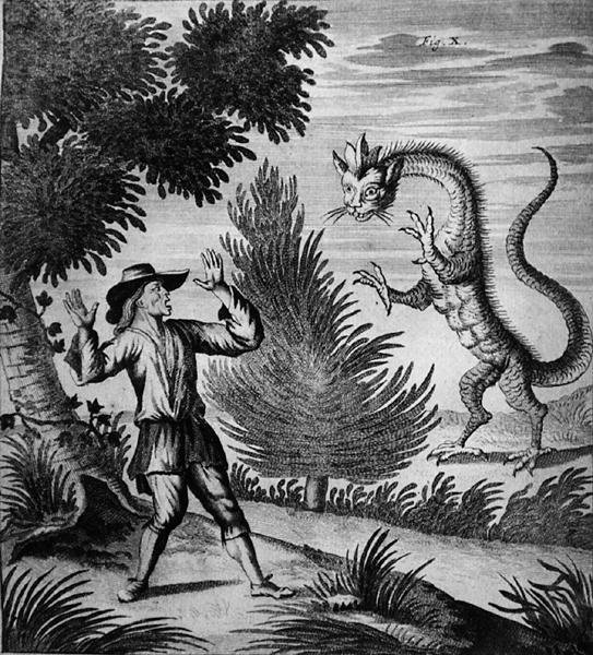 Mountain Dragon, c.1660 (gravura) de German School