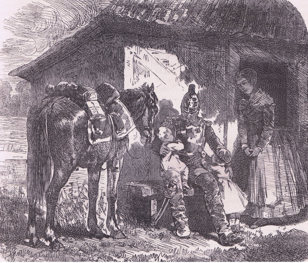 Off to war, Cassell History of the War between France and Germany publicado por Cassell and Company Limited, c.1890 (litho) de German School
