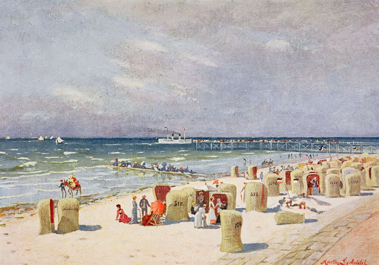 Na praia em Norderney de German School
