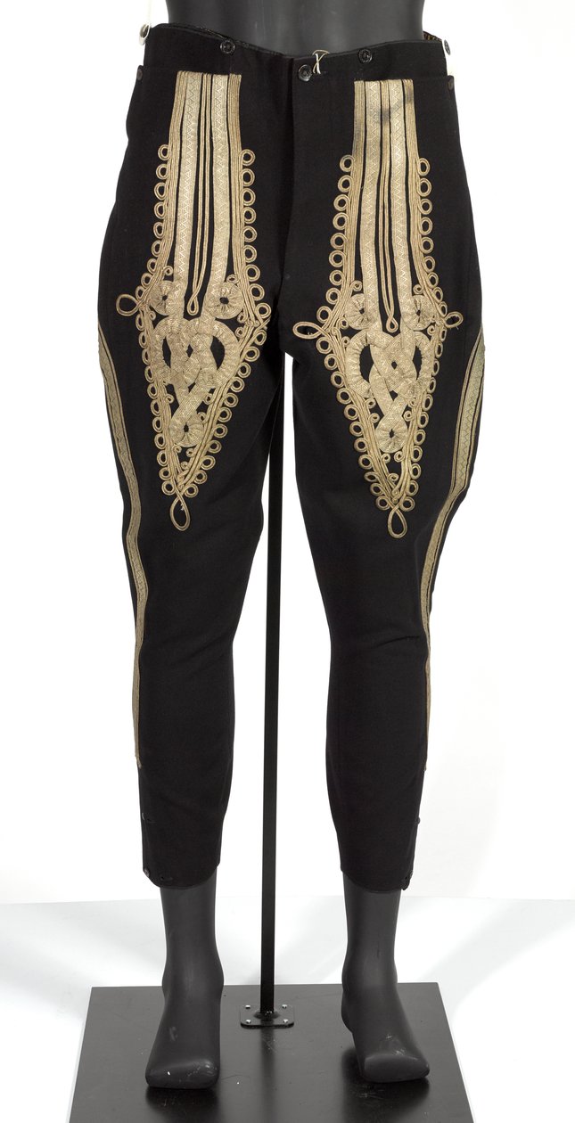 Pantaloons, HRH O Duque de Connaught, 3º Zieten Hussars, Exército Alemão, pré-1914 (pantalonas) de German School