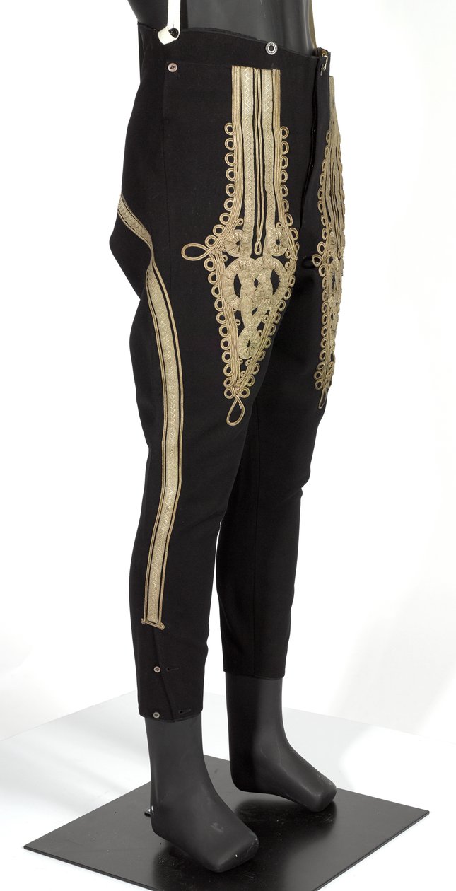 Pantaloons, HRH O Duque de Connaught, 3º Zieten Hussars, Exército Alemão, pré-1914 (pantalonas) de German School