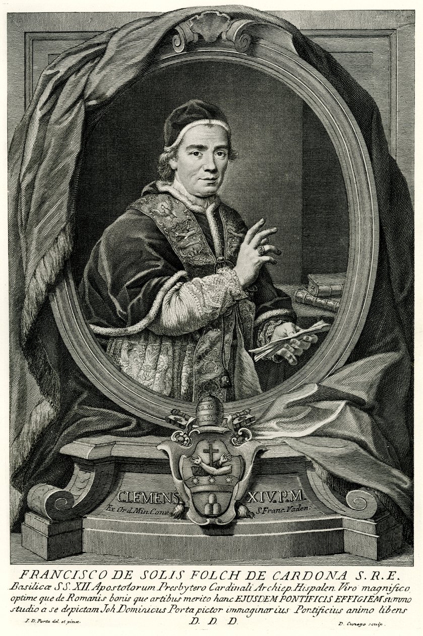 O Papa Clemente XIV. de German School