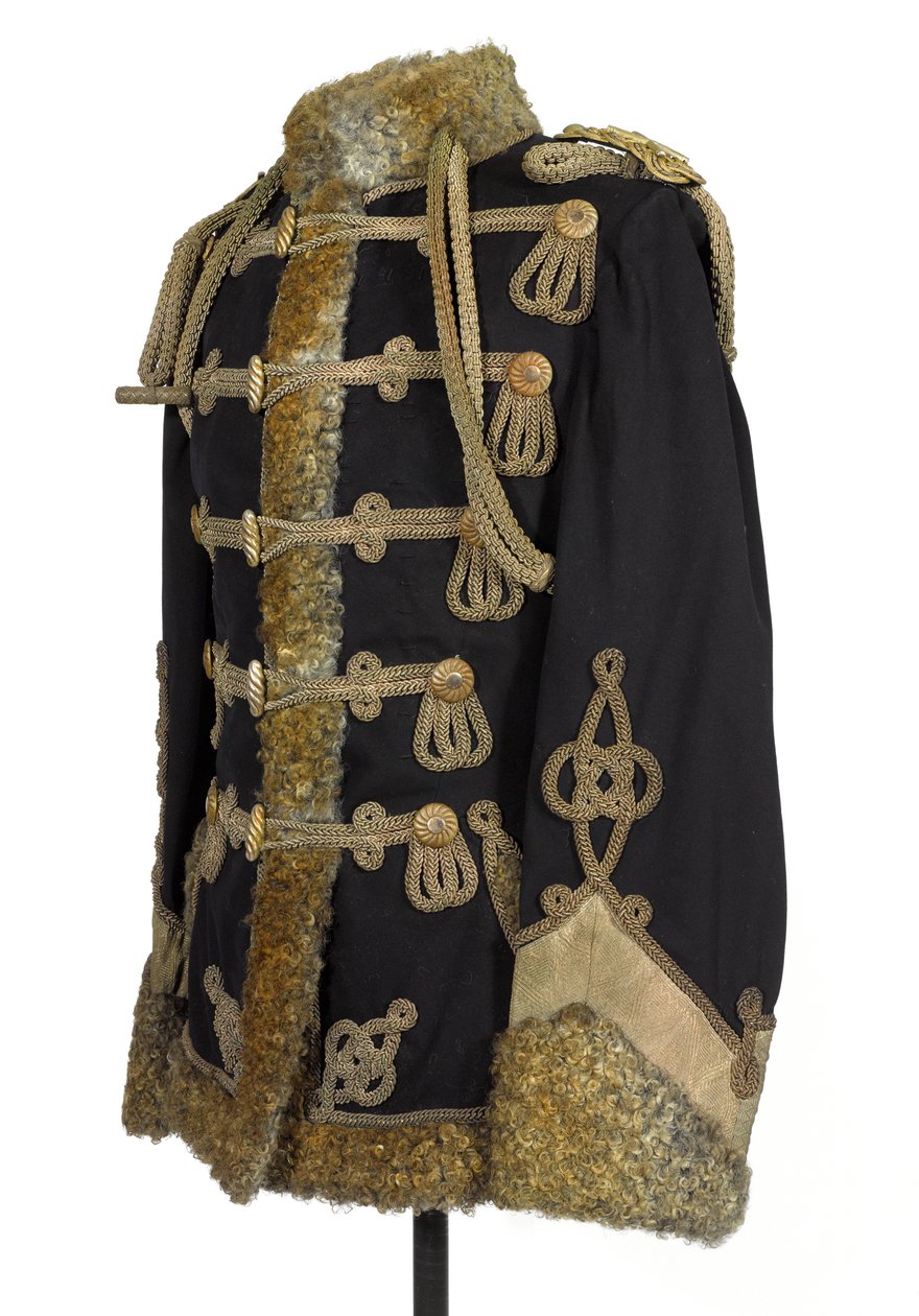 Pelisse, 3º Zieten Hussars, HRH O Duque de Connaught, pré-1914 (pelisse) de German School
