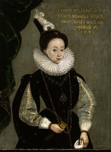 Retrato de Anna Maria, Duquesa da Baviera de German School