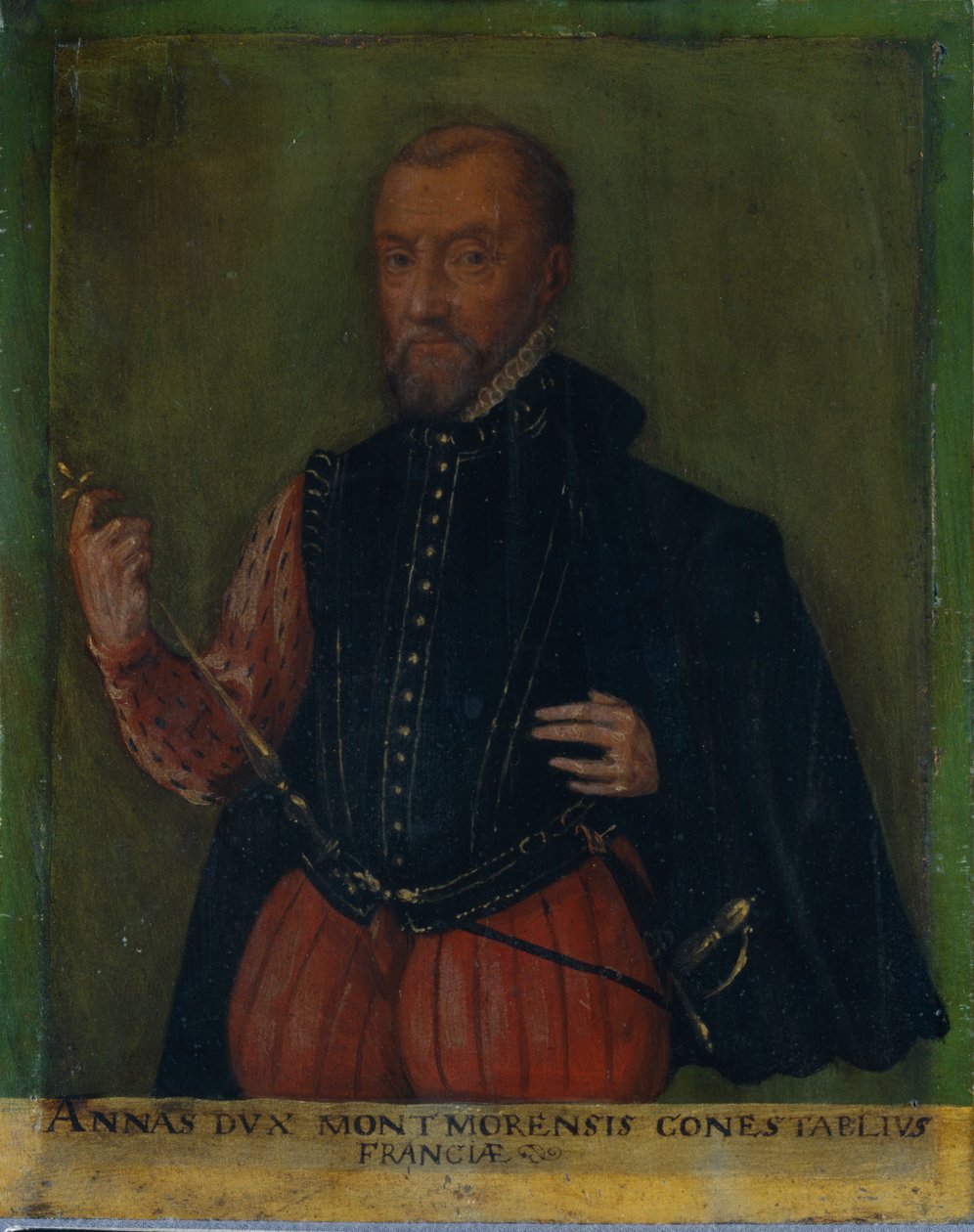 Retrato, de, annas, duque, de, Montemorency, constable, de, frança de German School