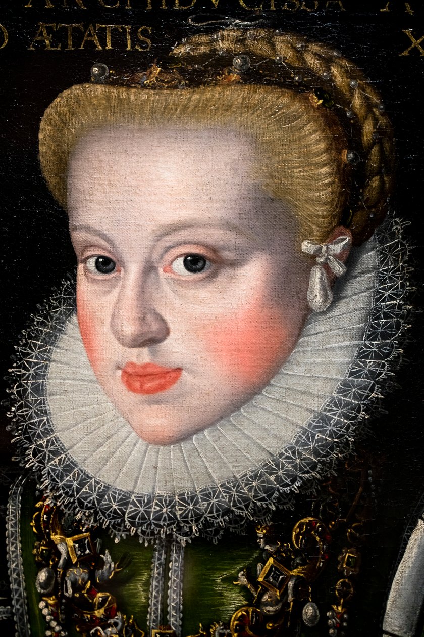 Retrato da arquiduquesa Ana de Áustria (1573-1598), 18 anos de German School
