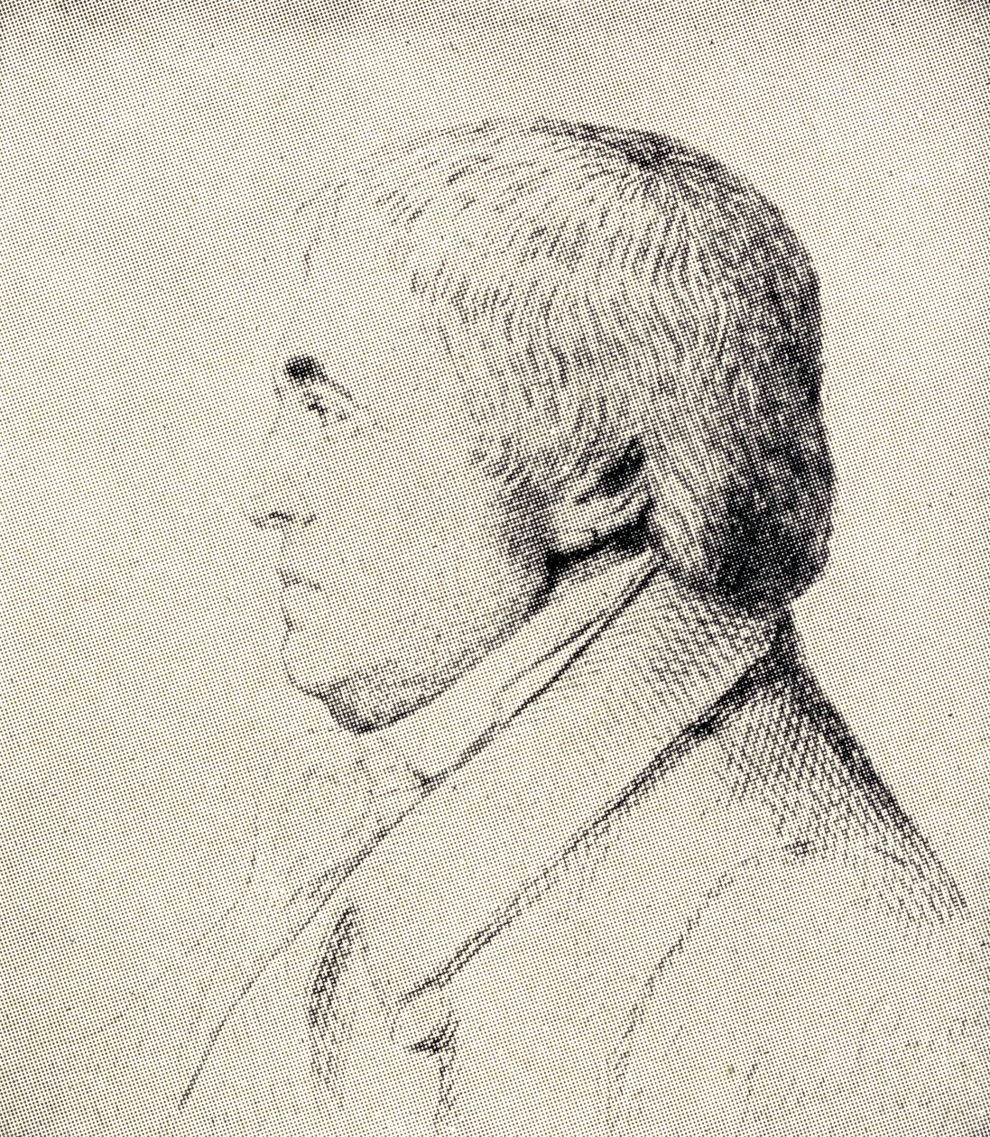 Retrato de Franz Anton Mesmer (1734-1815) Médico alemão de German School