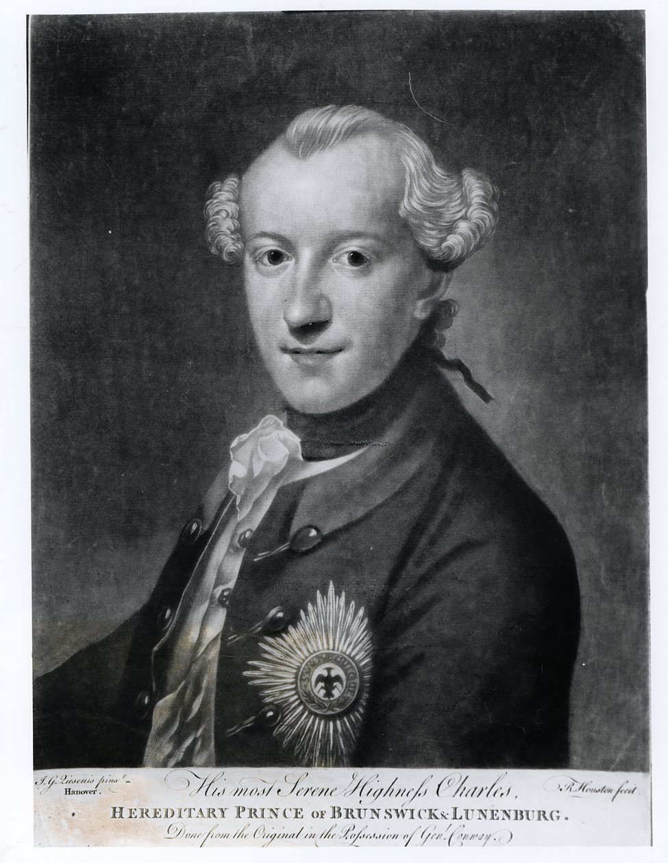 Retrato de Sua Alteza Sereníssima Charles (1735-1806), Príncipe de Brunswick, Luneburg e Wolfenbuttel de German School