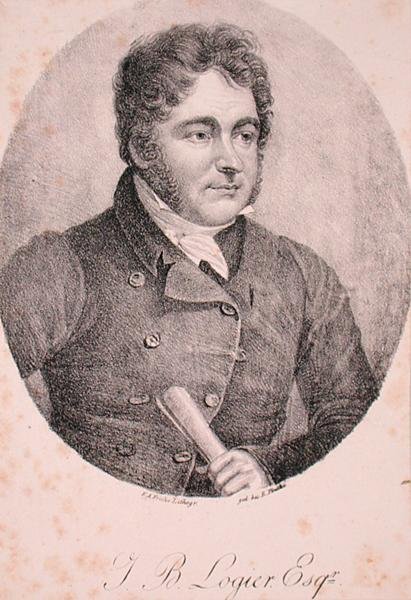 Retrato de Johann Bernhard Logier (1777-1846) (gravura) de German School
