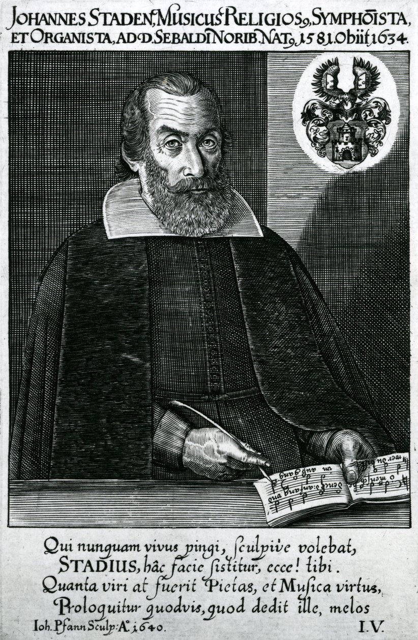 Retrato de Johann Staden (1581–1634) de German School