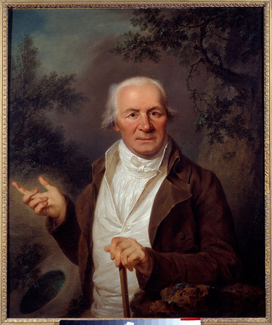 Retrato do Homem Pintura da Escola Alemã. Brest do século XVIII, Museu de Belas Artes de German School